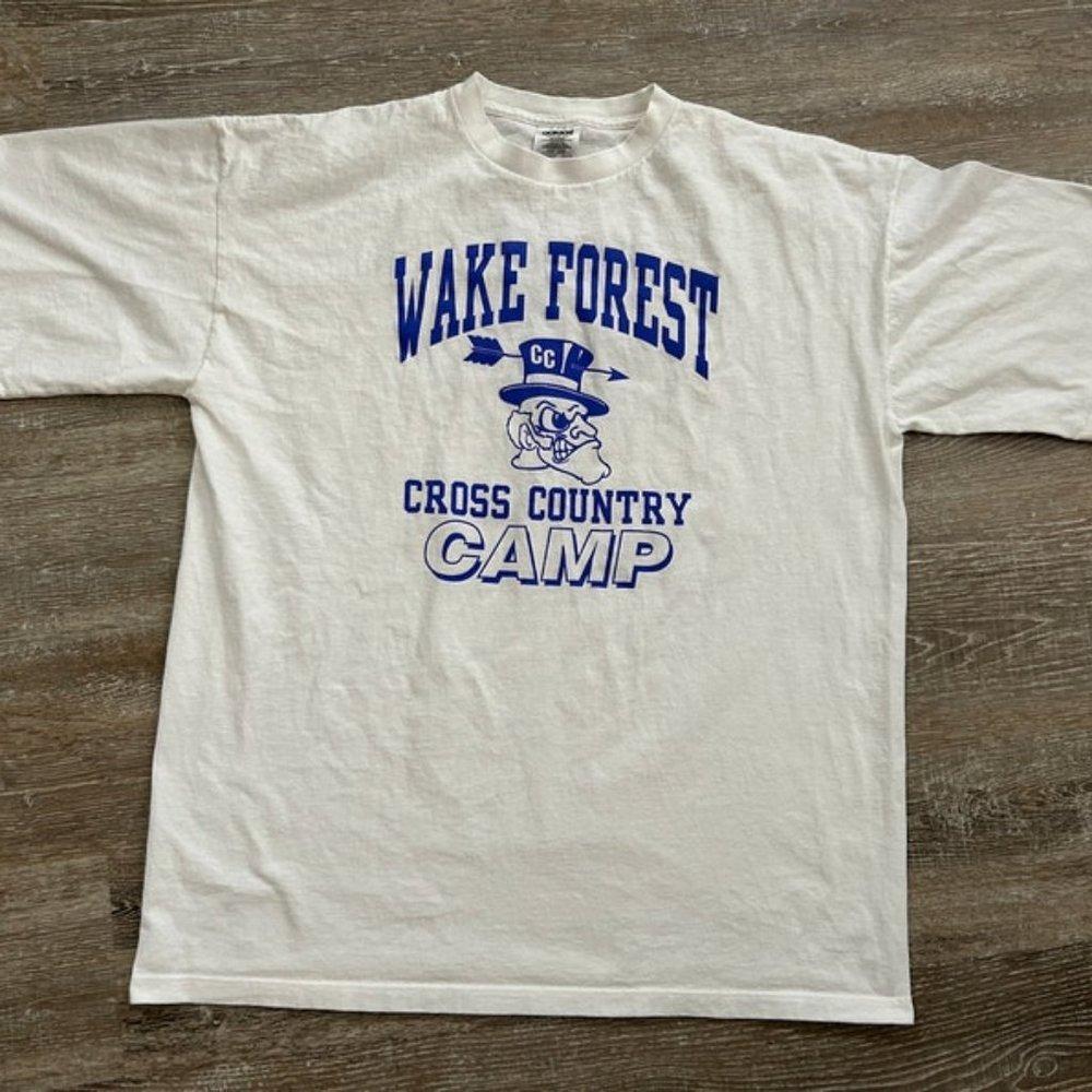 90S Wake Forest Demon Deacons Cross Country Camp Shirt